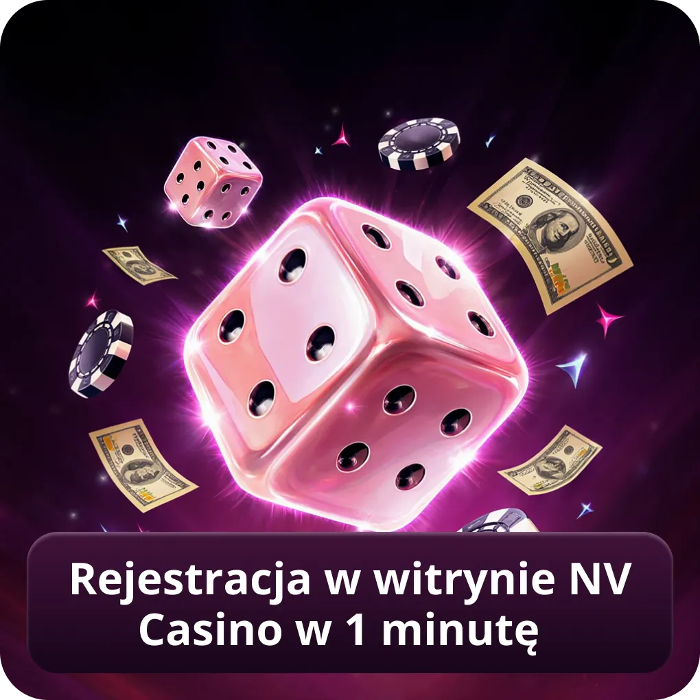 Rejestracja w witrynie NV Casino w 1 minutę